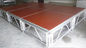 Rouge 3 - Plate-forme en aluminium d'étape de contreplaqué de niveau avec le conseil antidérapage fournisseur