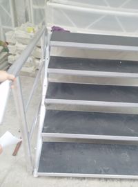 Pipe Spigot Connection Aluminum Stage Truss With 5 Steps Stair , Main Tube 50mm